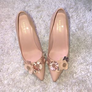 WORN ONCE, Kate Spade floral pumps size 6